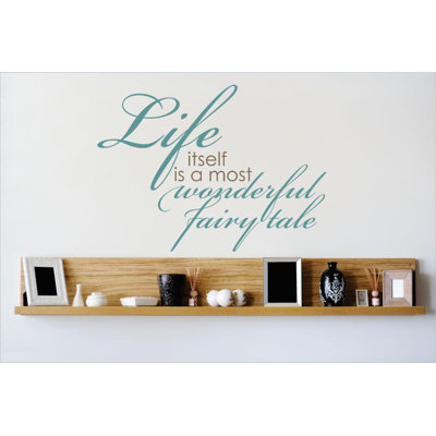 Adhésif décoratif "life is is a most merveilleux"
