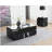 Black mirror effect side table