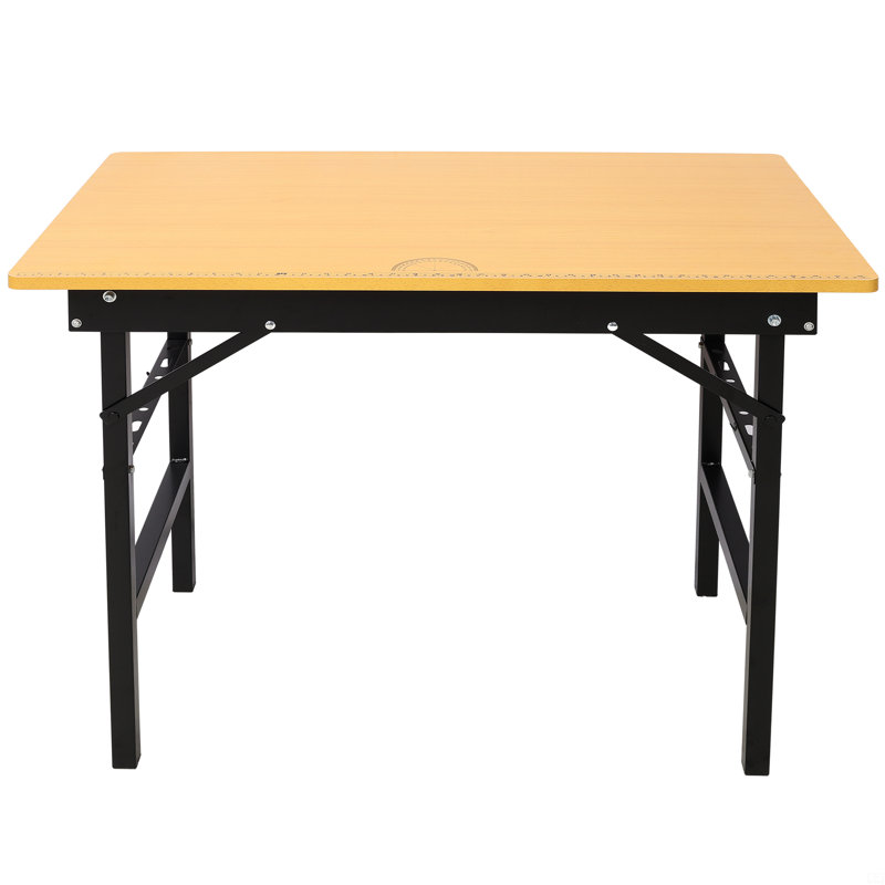 Table de travail pliante portative avec ruban à mesurer et détecteur d'angle, banc de travail pliant portatif, banc à outils d'atelier, avec poignée