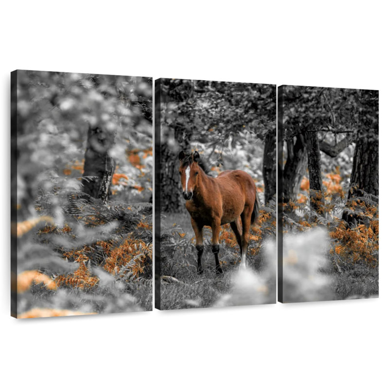 Horse Trails I, 32" H x 50" W