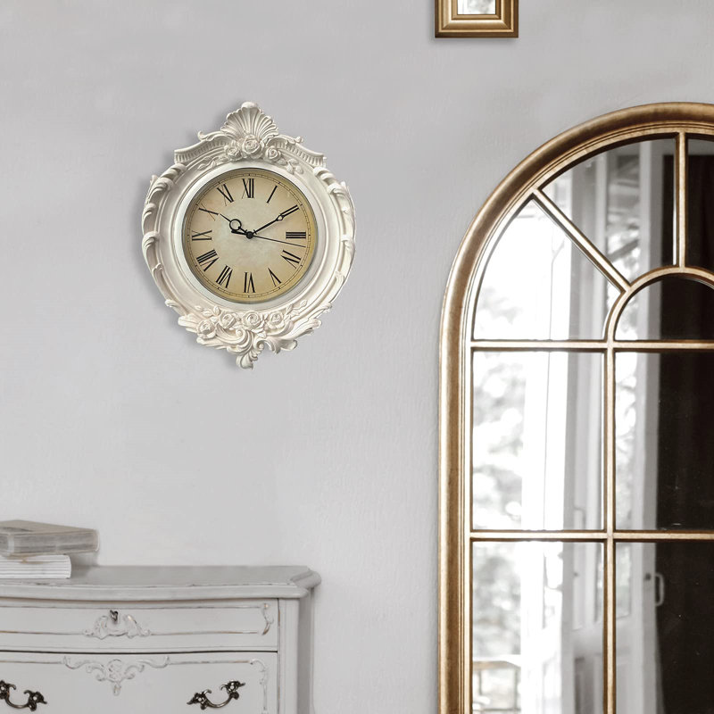 Hilburn Wall Clock, White