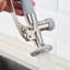 Modern Kitchen Faucet With Pull Down - Brushed Nickel Hot And Cold For Commercial Sink Application Water Single Handle