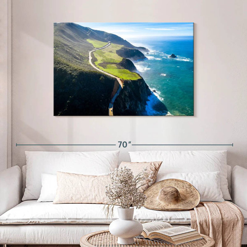 Gillard Pacific Coast Highway Cliff, 30" H x 45" W