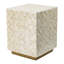 Tabouret 14 "x 14" x 18 "Capiz