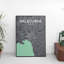 Melbourne City Map - No Frame Print-1288844465