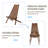 Constence Foldable Outdoor Adirondack Chair