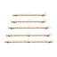 Norgren 28 mm Fixed Length Multi Finials Wooden Curtain Poles-711645746-712579440