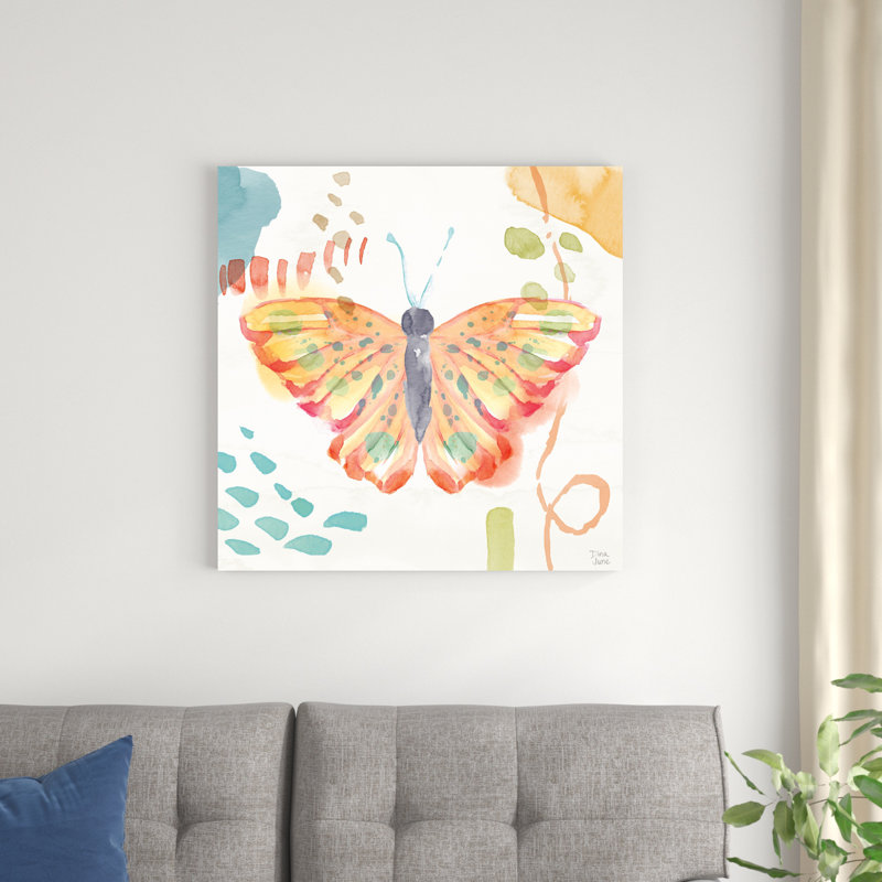 " Winged Whisper V ", 30" H x 30" W x 1.25" D