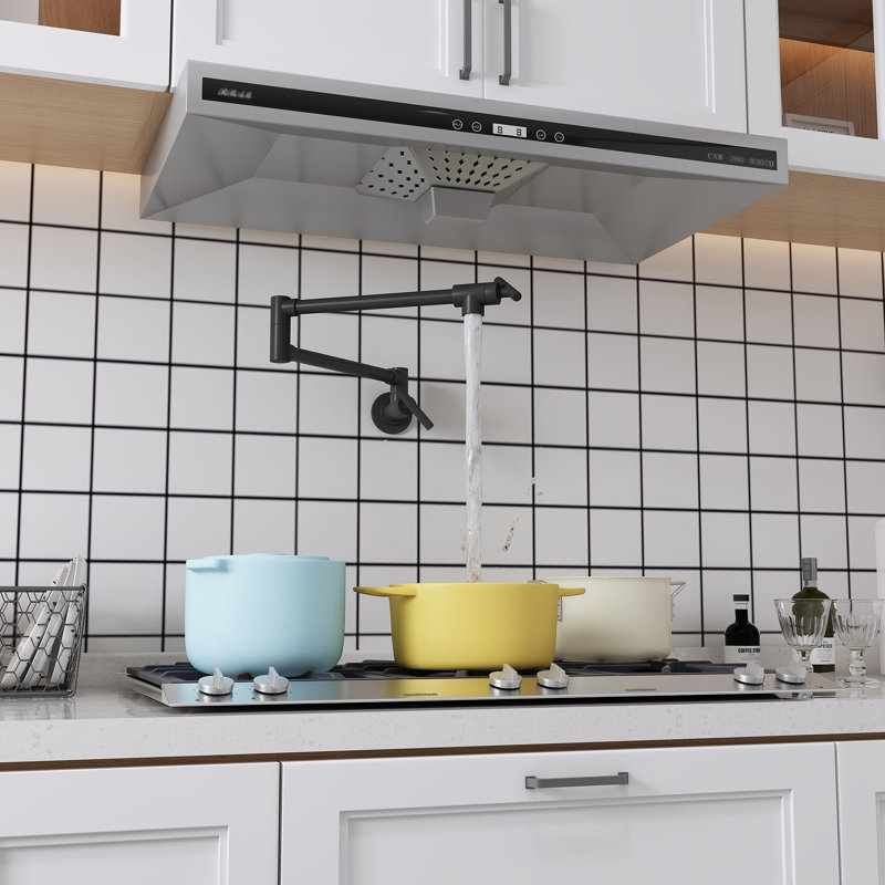 KISRAIS Kitchen Faucet, Matte Black