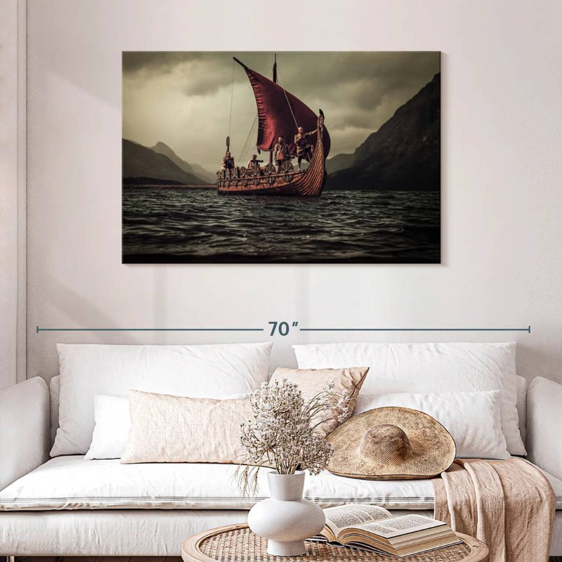 Bateau Mehar Viking, H 30 po x l 45 po