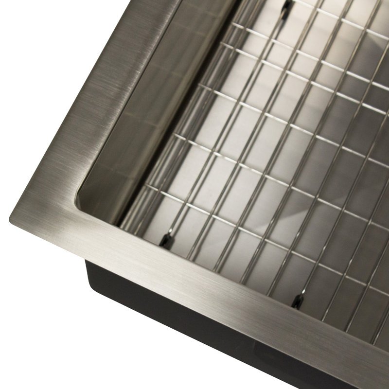 Small Radius Topmount Single Hole Stainless Kitchen Sink
