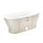 Brayden 68" Cast Iron Soaking Freestanding Tub with Pre-Drilled Overflow Hole