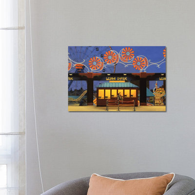 Luna Park by Nick Savides - Floater Frame Gallery-Wrapped Canvas Giclée on Canvas