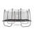 Skywalker Trampolines Epic Series 15 Rectangle Trampoline With Dual Black/Grey Springpad