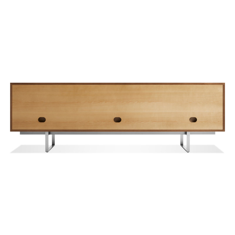 Series 11 Media Console, Walnut/Stainless Steel