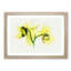 Yellow Orchid Flower in Abstract - Picture Frame Graphic Art Print-55759076-55759074