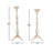 Lisette 33 " Iron Candlestick Set of 2