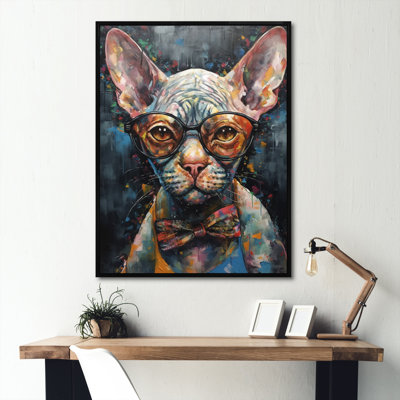 Chat froid avec lunettes de soleil III - imprimé