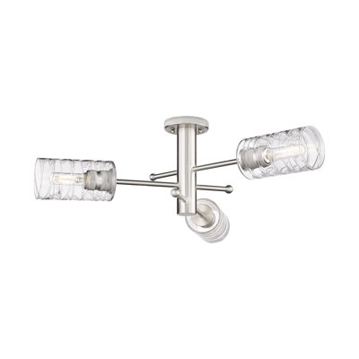 Crown Point 3 Light Flush Mount