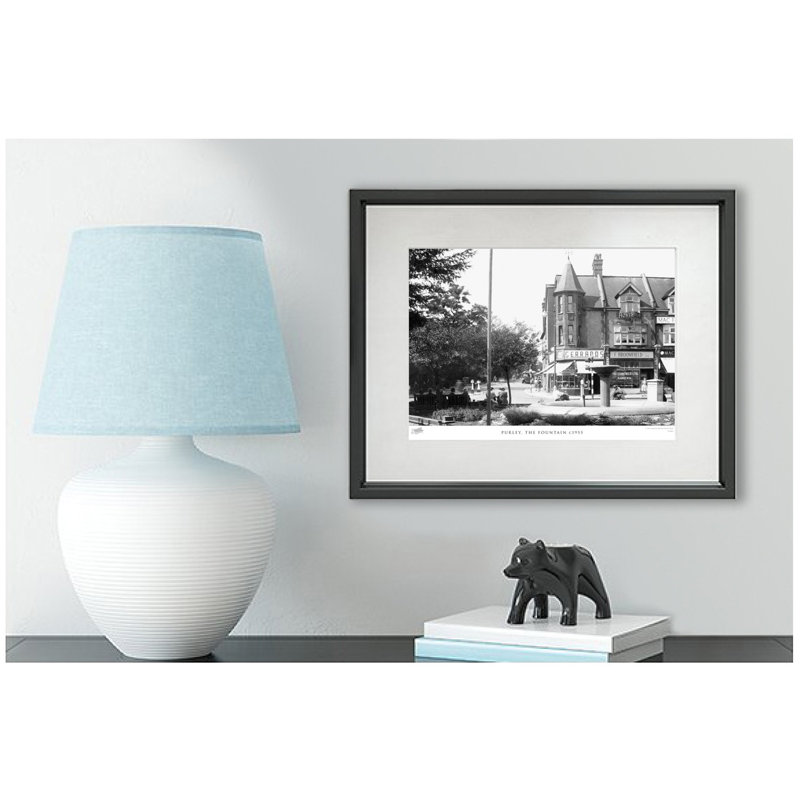 Purley, The Fountain C1955 by Francis Frith - Single Picture Frame Print, 40cm H x 50cm W x 2.3cm D