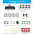 8CH 5MP Outdoor POE Security Camera System with Spotlight, Colour Night Vision, 2-Way Audio, 2TB HDD-85843802
