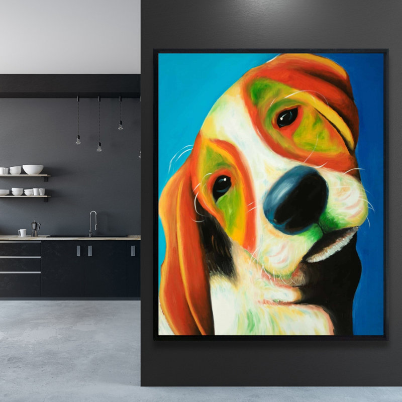 " Colorful Beagle Dog "