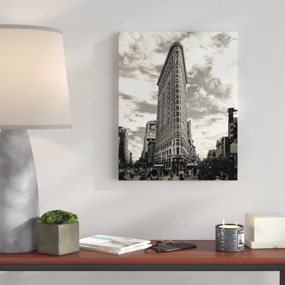 'Flatiron' by Andrew Paranavitana Photographic Print Wrapped on Canvas