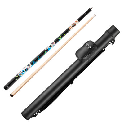 Dia De Los Muertos Billiard Cue and Casemaster Q-Vault Supreme Cue Case (Wayfair Exclusive)