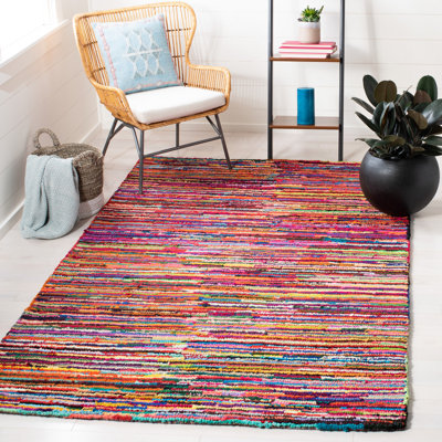 Anaheim Hand Tufted Cotton Striped Rug
