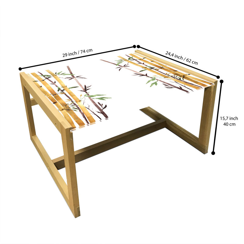 Jaleeah Sled Coffee Table, 62cm H x 74cm W x 40cm D