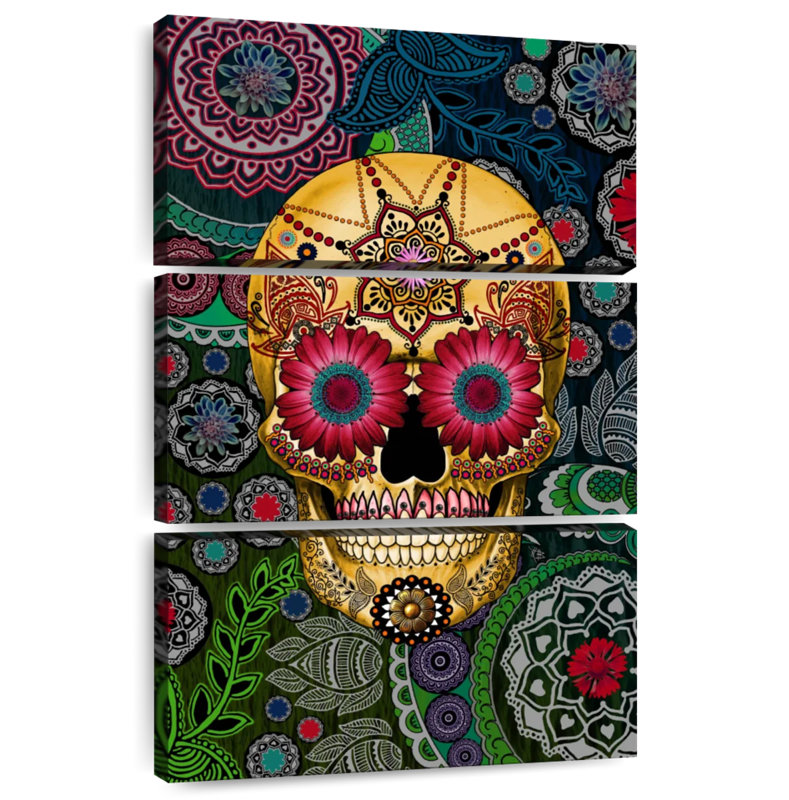 Kerner Sugar Skull Paisley Garden