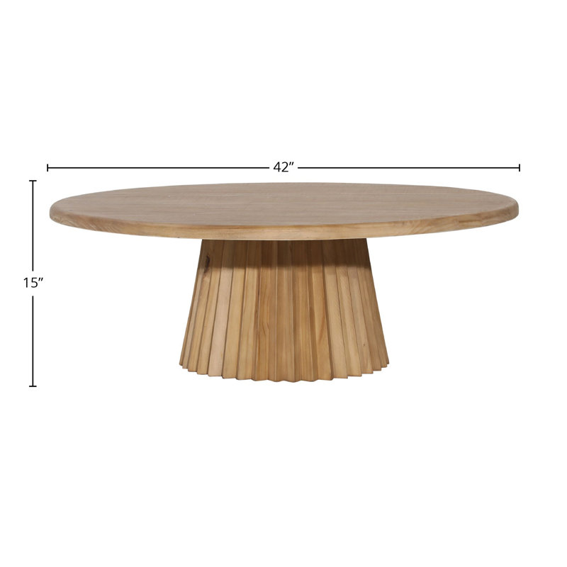 Leta Solid Wood Single Coffee Table