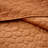 3 Piece Velvet Quilt Set Rust