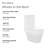 Lune Two-Piece Elongated Toilet Dual-Flush 1.1/1.6 Gpf