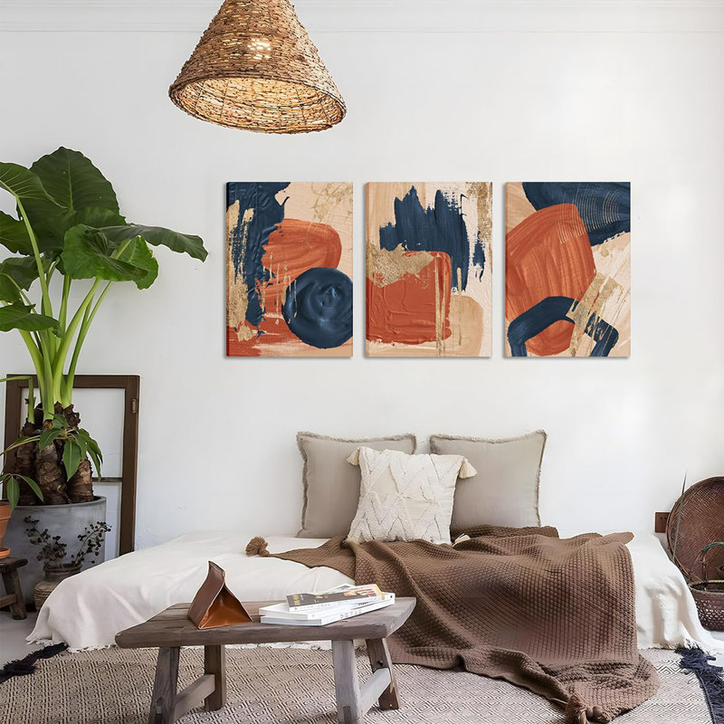 3 Piece Wrapped Canvas Wall Art