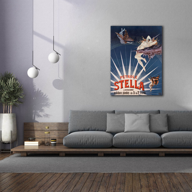 «Petrole Stella» par Gray, H 54 po x l 40 po x P 1,5 po