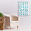 «Epic Graffiti» «Ocean Blue 2» par Wild Apple Portfolio, art mural sur toile, 26 po x 34 po-116329823