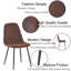 Archie-Jac Modern Suede Upholstered Dining Chair-74800155