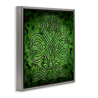Green Celtic Shamrock Knot