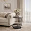 Table de bout ronde, table d'appoint 2 niveaux-1815202099-1815202252-1815202255