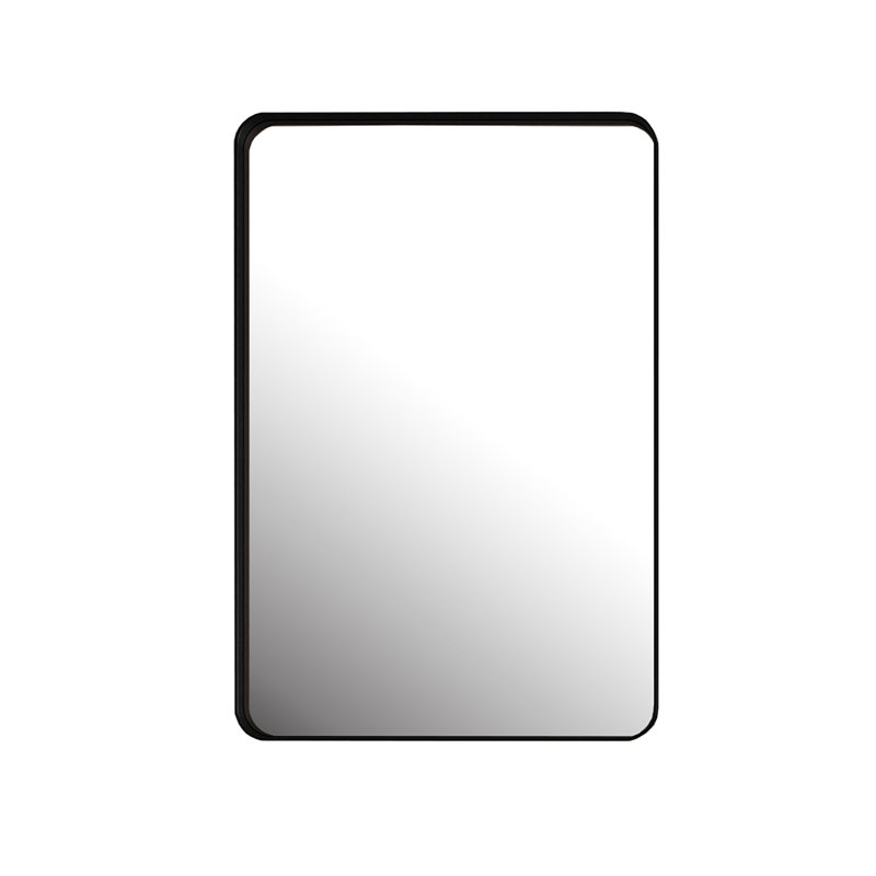 Armoire de salle de bain en métal avec miroir et tablettes réglables