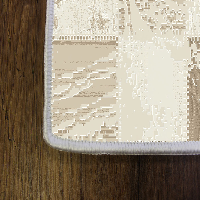 Premium Polyester Area Rug (5.2 x 7.5 ft), 100% Antibacterial, Non-Slip Underside, 0.3 in Pile Height | Machine Washable, 3D Digital Print, Durable Woven Carpet | Ideal for Living Room, Bedroom & Dining Spaces