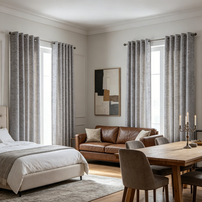 Velvet Sheer Curtain
