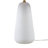 Textured Ceramic Table Lamp with Fluted Fabric Shade White See below
