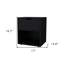 Table de chevet 20 tiroirs en bois noir 20 po