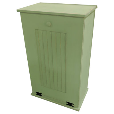 Solid Wood Tilt Out Trash Can - 10 Gallons