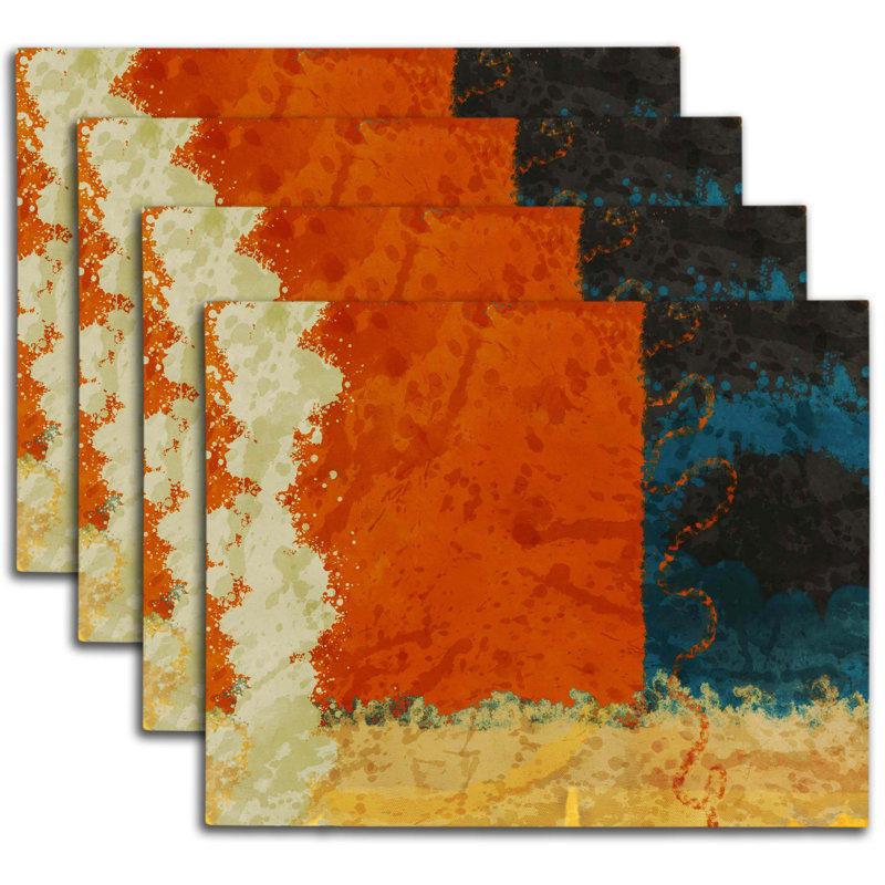 Napperon abstrait en polyester