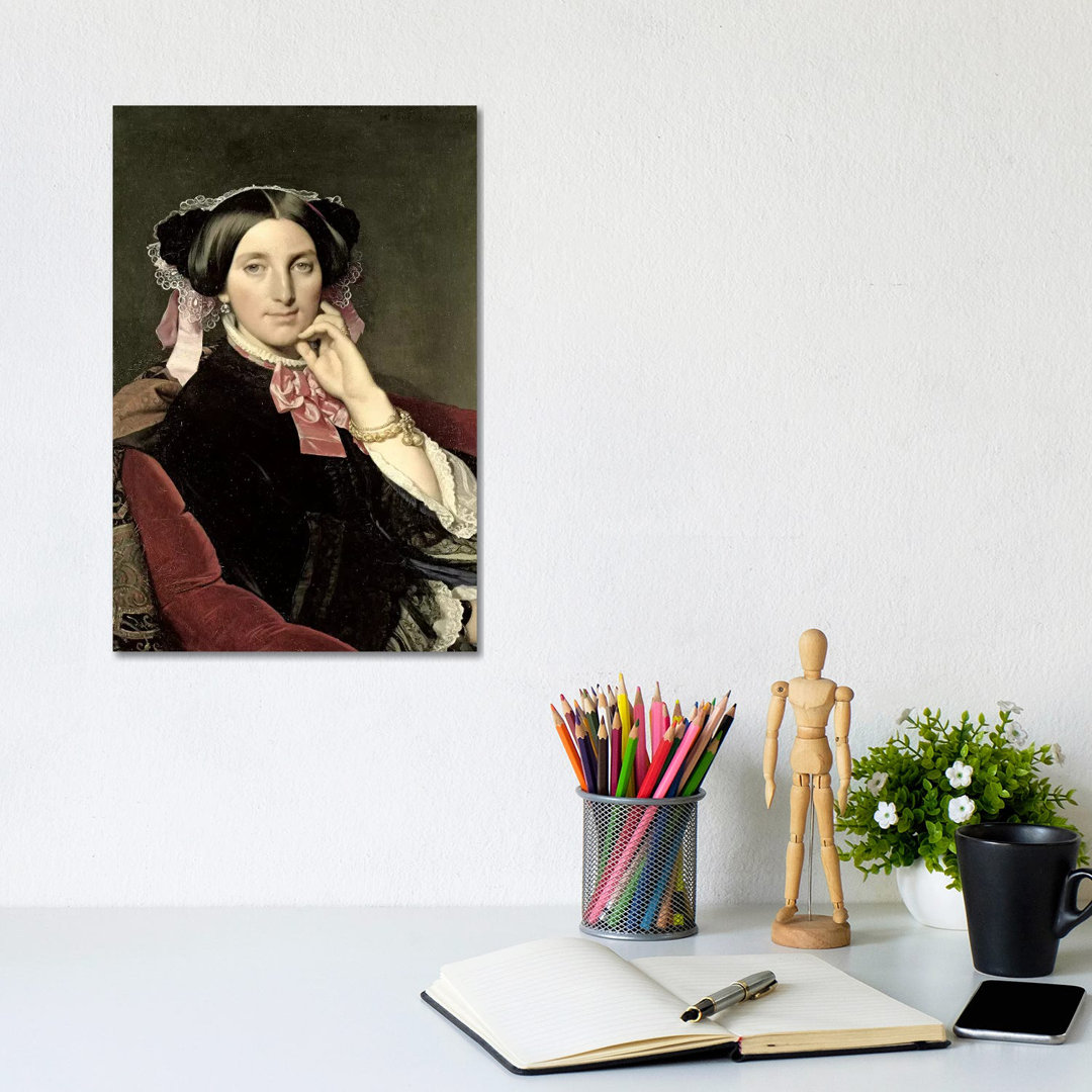 Madame Gonse by Jean-Auguste-Dominique Ingres - Wrapped Canvas Painting