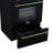 Breno 24 Inch Gas Range in Black, 4 Sealed Burners, 2.3 cu.ft Convection Oven with Air-Fryer-114739576