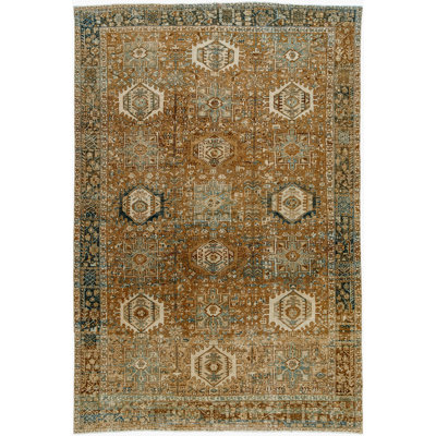 Antique One of a Kind AOOAK-1642 7'7" x 11' Handmade Rug